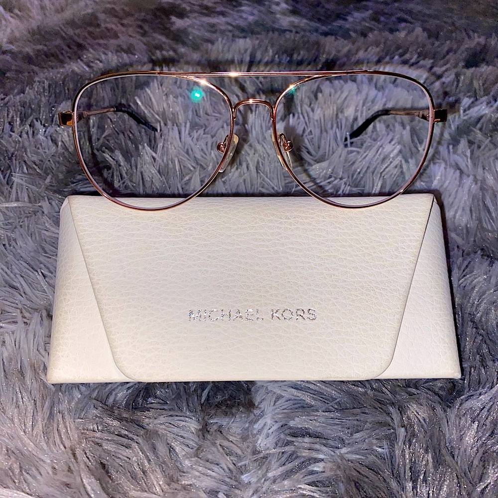 Non-prescription MICHAEL KORS aviator glasses